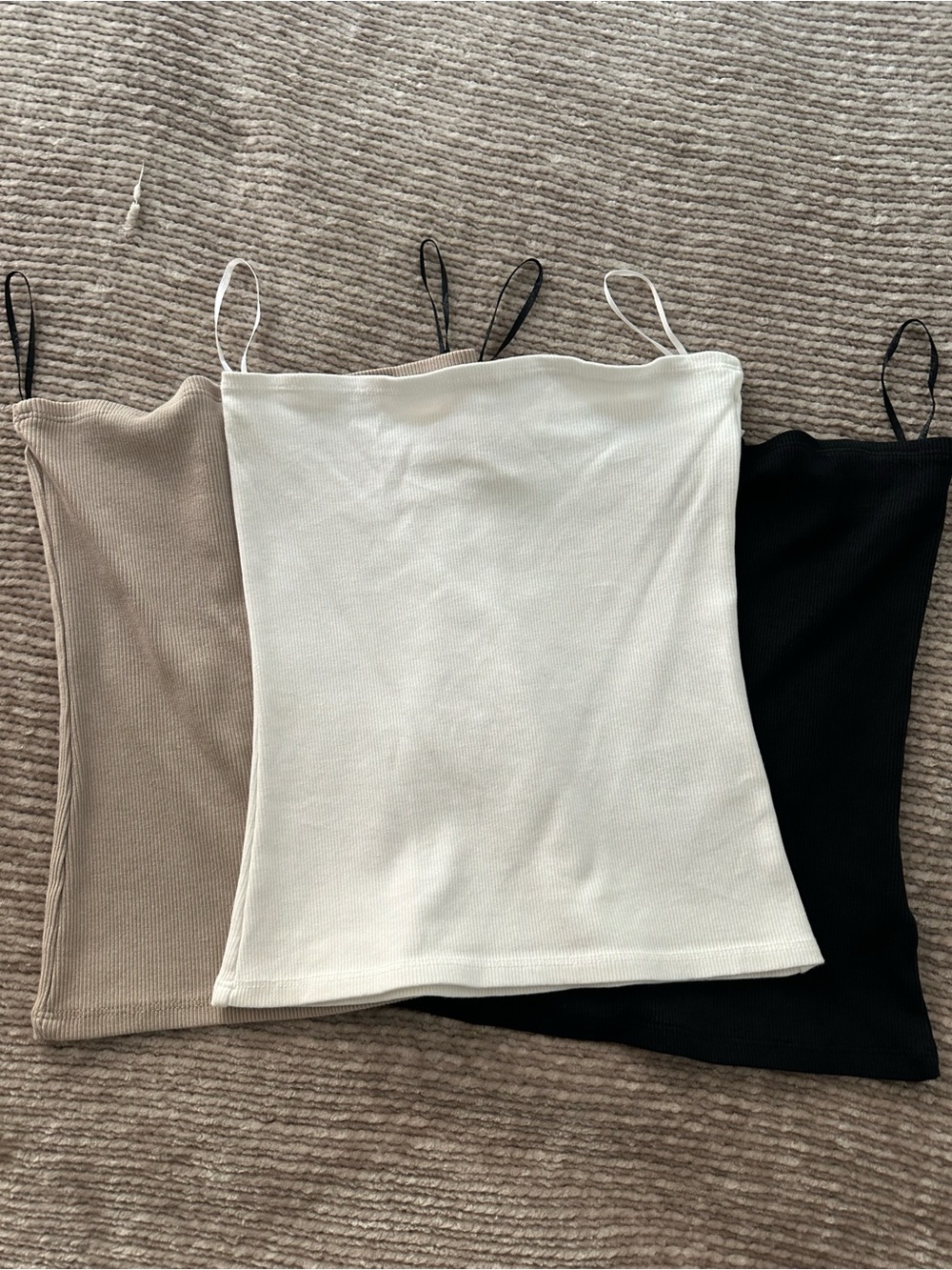 H&M basics ribbed tube top, size S